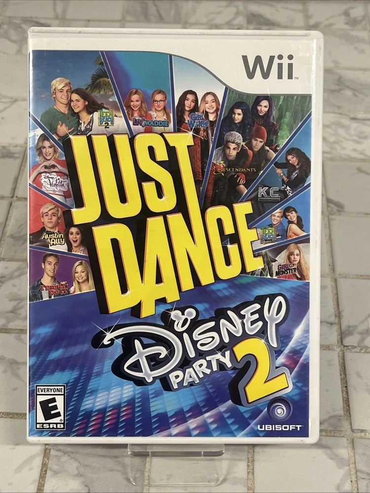 Just Dance Disney Party 2 Standard Edition Nintendo Wii - COMPLETE Tested VG+