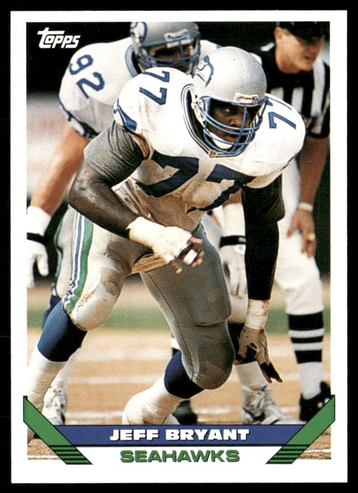 1993 Topps #626 Jeff Bryant Seattle Seahawks