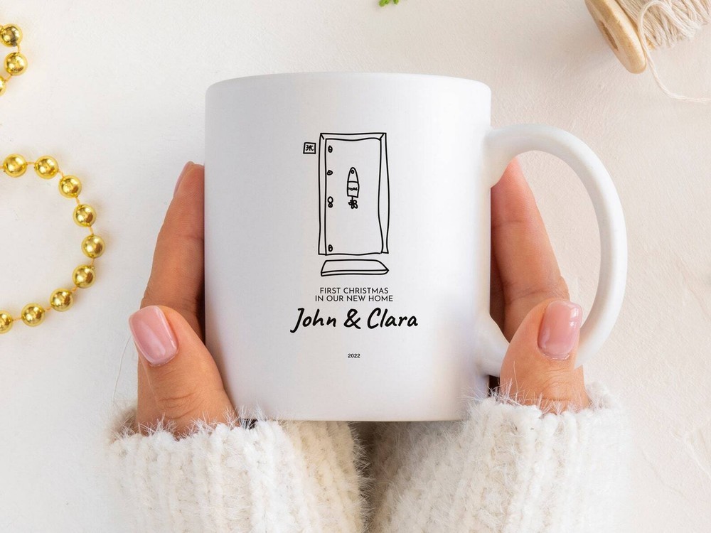 Personalized Couple Christmas Mug Christmas Coffee Mug Custom First Christmas Gi