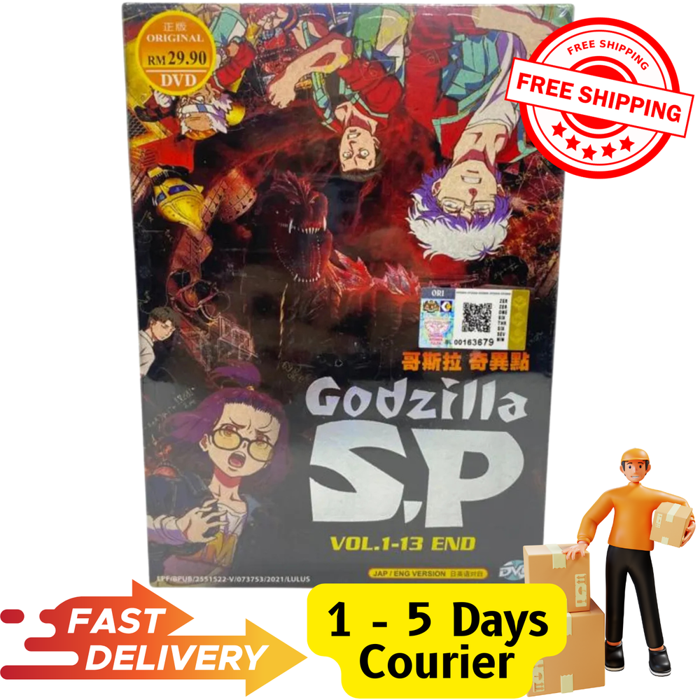 Godzilla Singular Point Complete Series Vol 1-13 DVD Anime English Dubbed Free USA Shipping