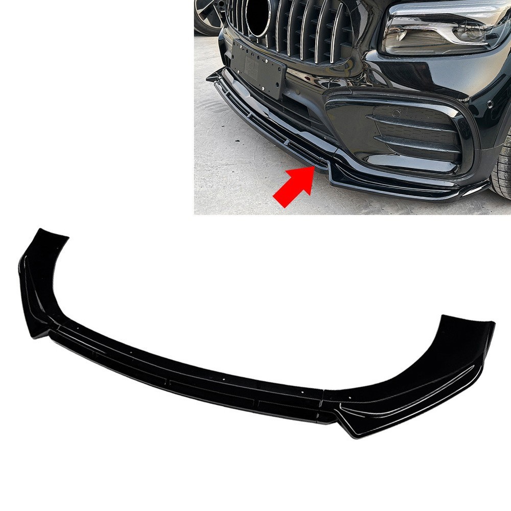 Glossy Black Front Bumper Splitter Lip Kit For Mercedes Benz GLB Class X247 24+