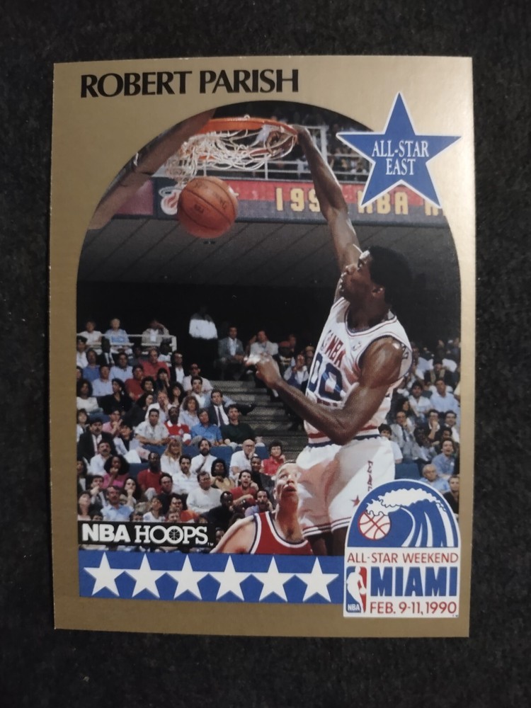 1990-91 NBA Hoops All-Star #8 Robert Parish Boston Celtics Basketball Card