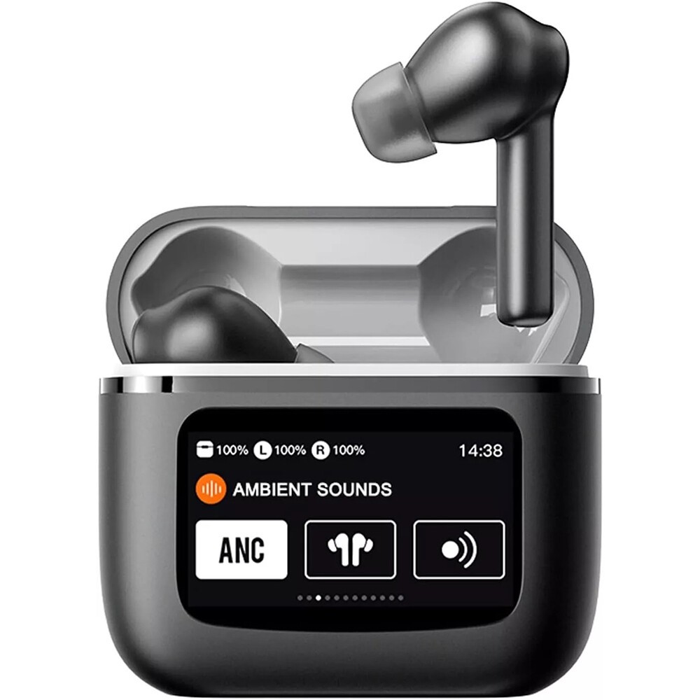 Upgraded Touchscreen Bluetooth Earbuds with AI and Full-Color Display