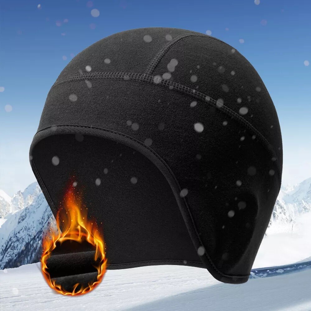 Windproof Fleece Earflap Beanie for Men and Women Winter Outdoor