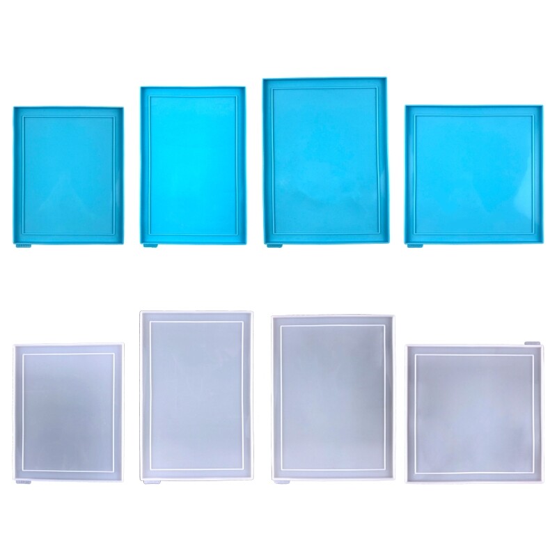 Epoxy Resin Silicone Molds for Rectangle Square Photo Frame Ornaments