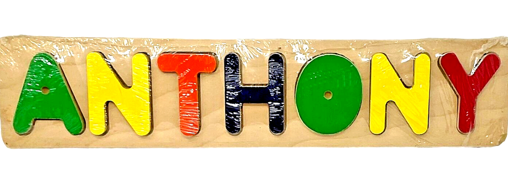 Children's Wooden Name Puzzle 