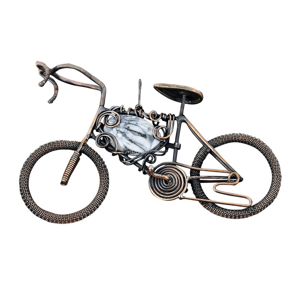 Mothers Day Gift Copper Pinolith Jasper Daughter Pendant Necklace-image