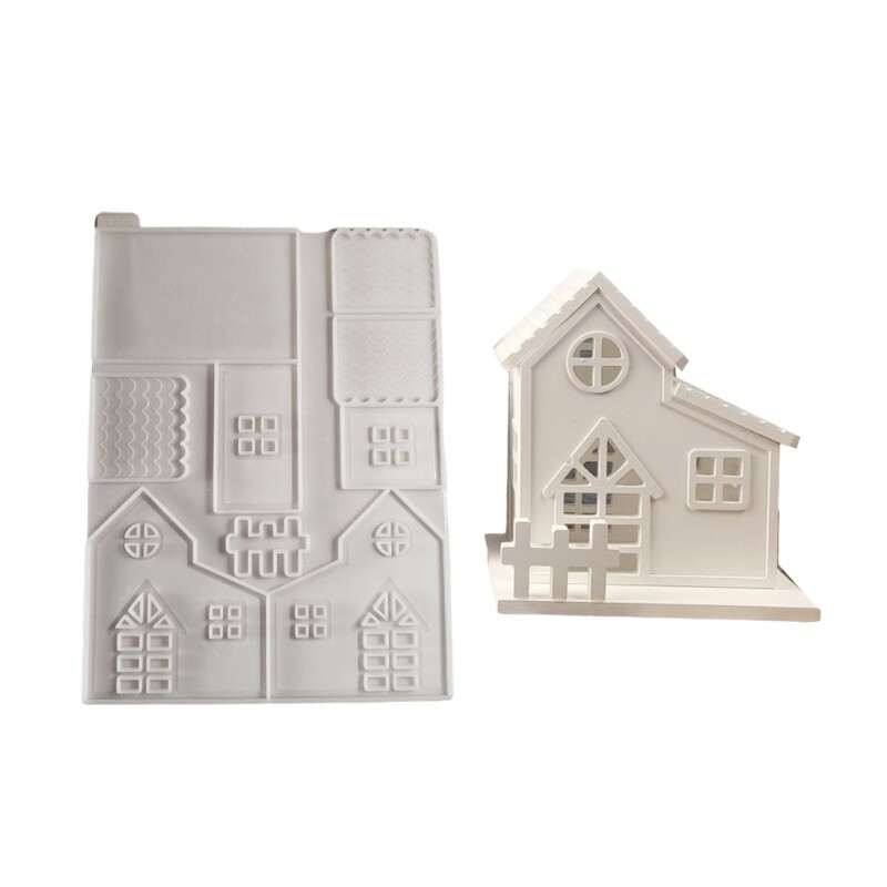 Multifuntional Ornament Mold for Handmade Resin and Cement House Decorations