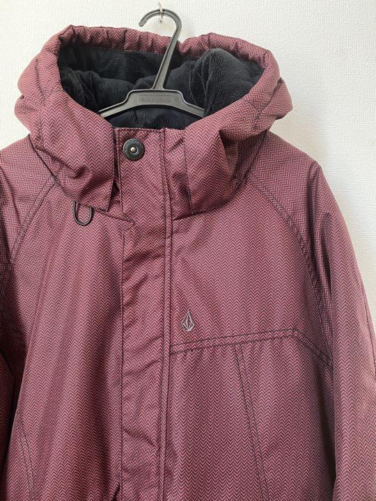 Volcom Snowboard Jacket Mens Size L Wine Red
