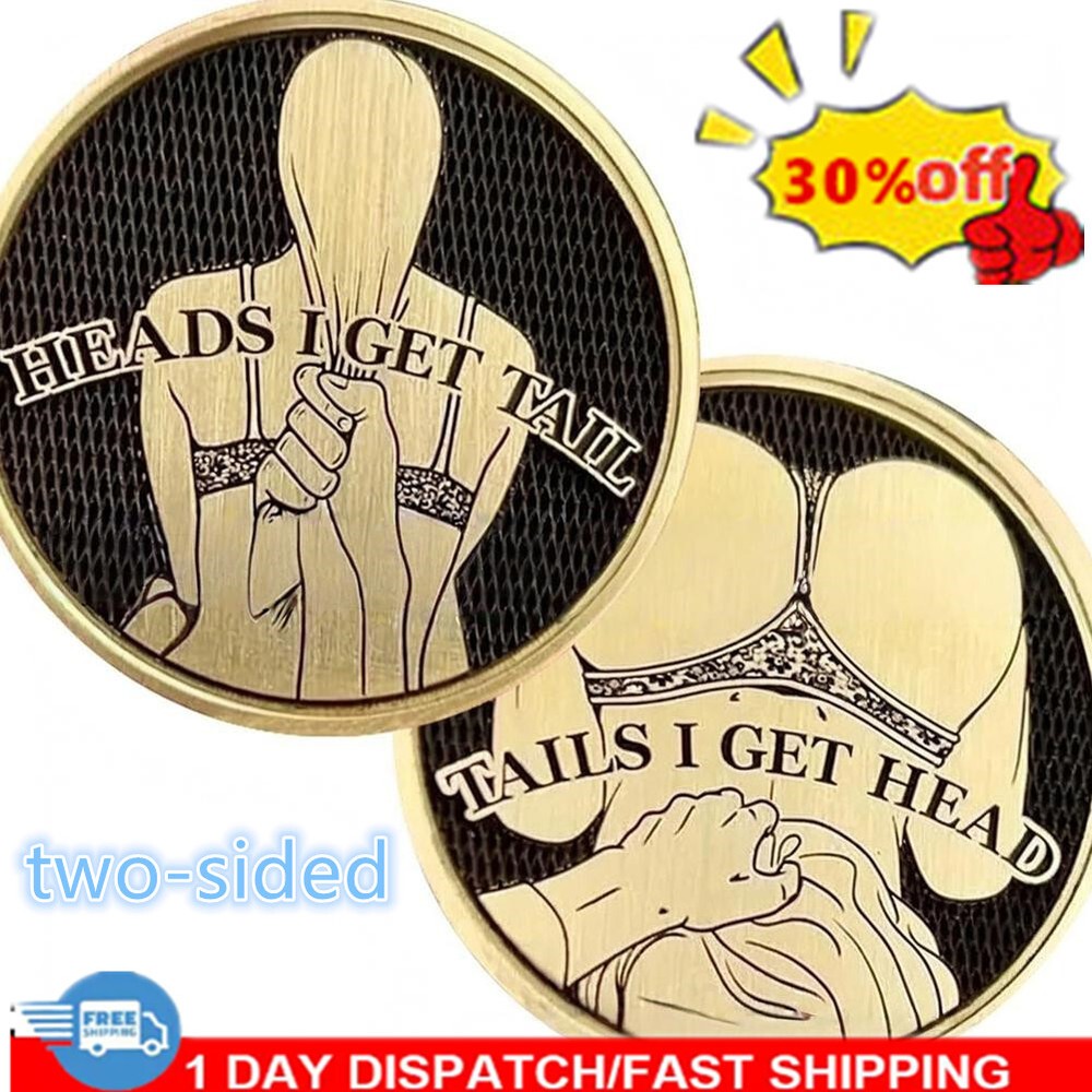 Gift Cllectible Sexy Coin Sexy Lady Heads I Get Tail -Tails I Get Head Medal