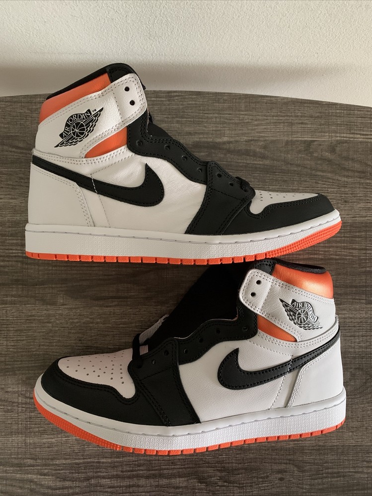 Size 7.5 - Nike Air Jordan 1 Retro High OG Electro Orange 2021