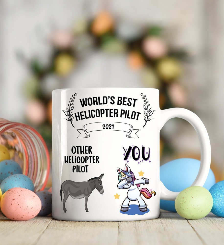 Helicopter Pilot Gifts Mug for Birthday Christmas Pilot Lover Present