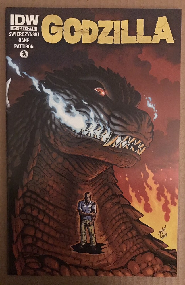 Godzilla 2012 Variant Issue 2 IDW Comic Rare Edition