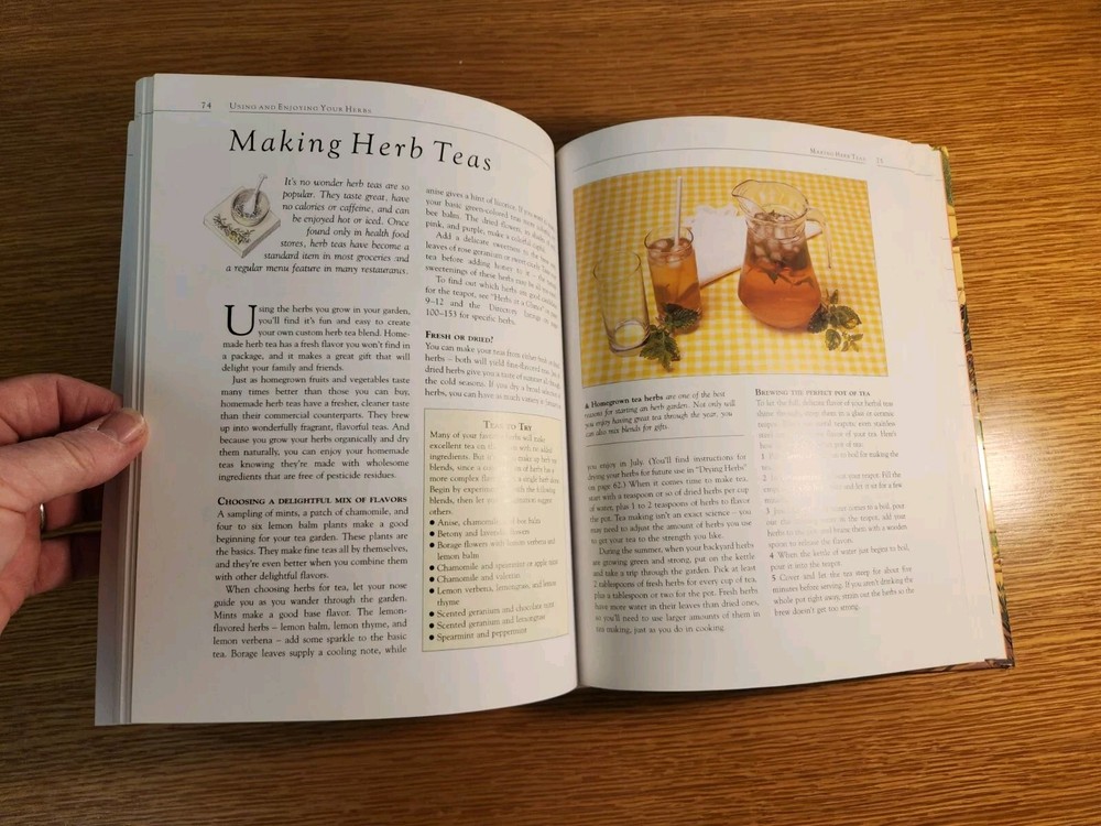 Your Backyard Herb Garden Smith 1997 HC Herbal Teas Oils Landscaping Herbalist