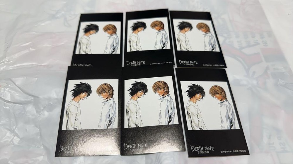 Death Note Charagam Collection Stickers Tokyo Exhibition Limited Edition