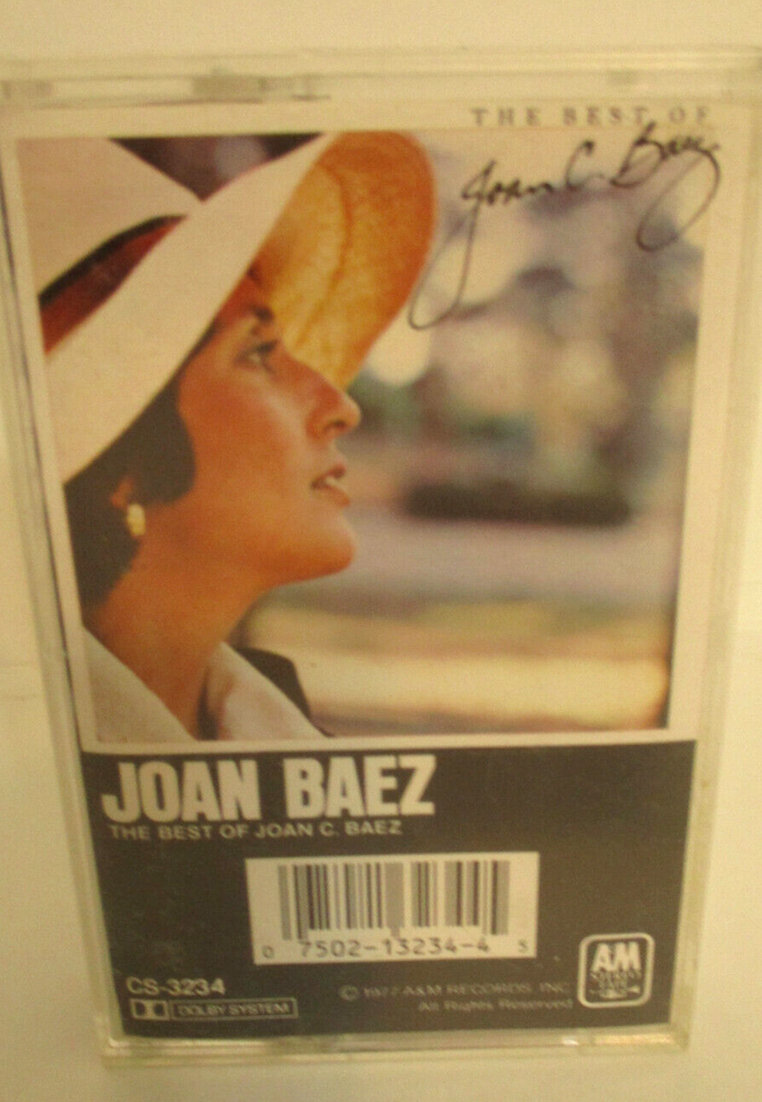 THE BEST OF JOAN BAEZ Cassette 1977 Very Good