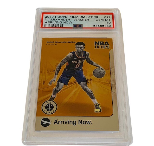 Nickeil Alexander Walker Rookie Hoops Premium Stock RC PSA Gem Mint #17 NAW sp