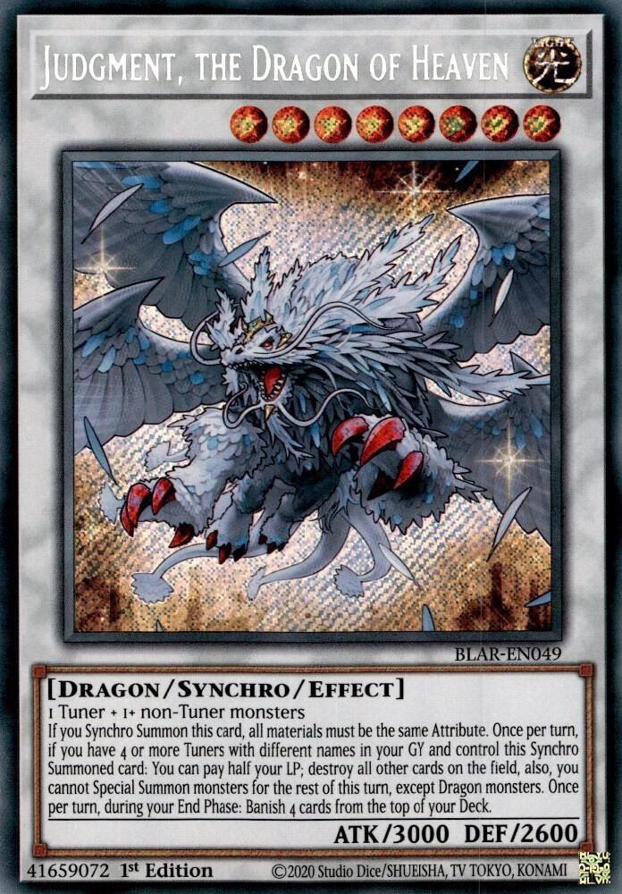 Judgment Dragon of Heaven BLAR-EN049 Battles of Legend Armageddon 1st Ed