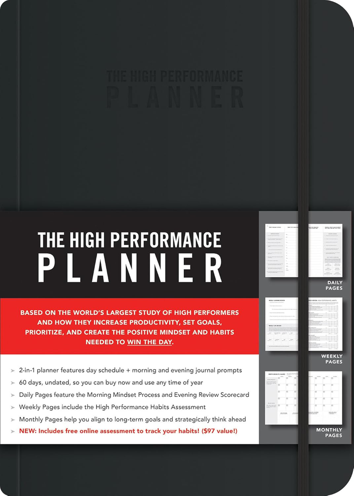 High Performance Planner for Goal Setting and Productivity 2023 Edition