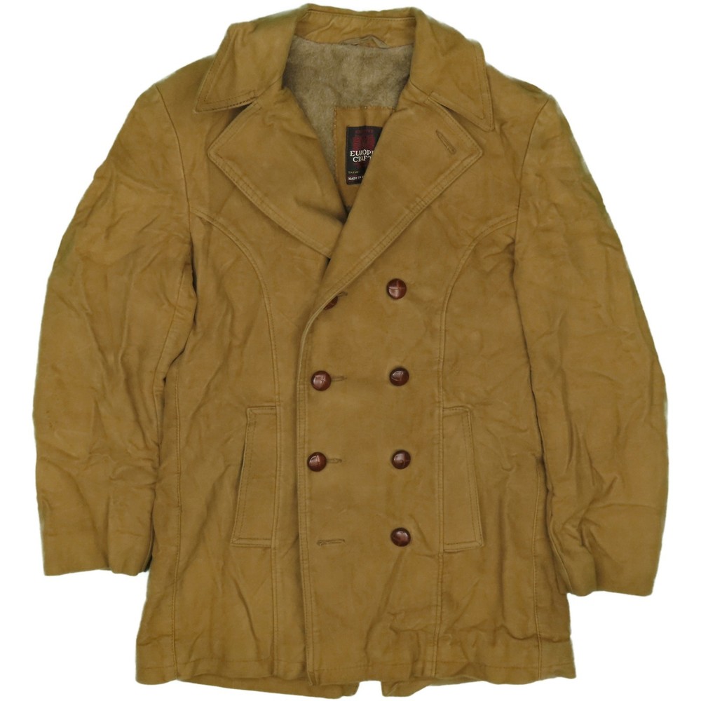 Vintage Belgian Crafted Pea Coat in XS Size