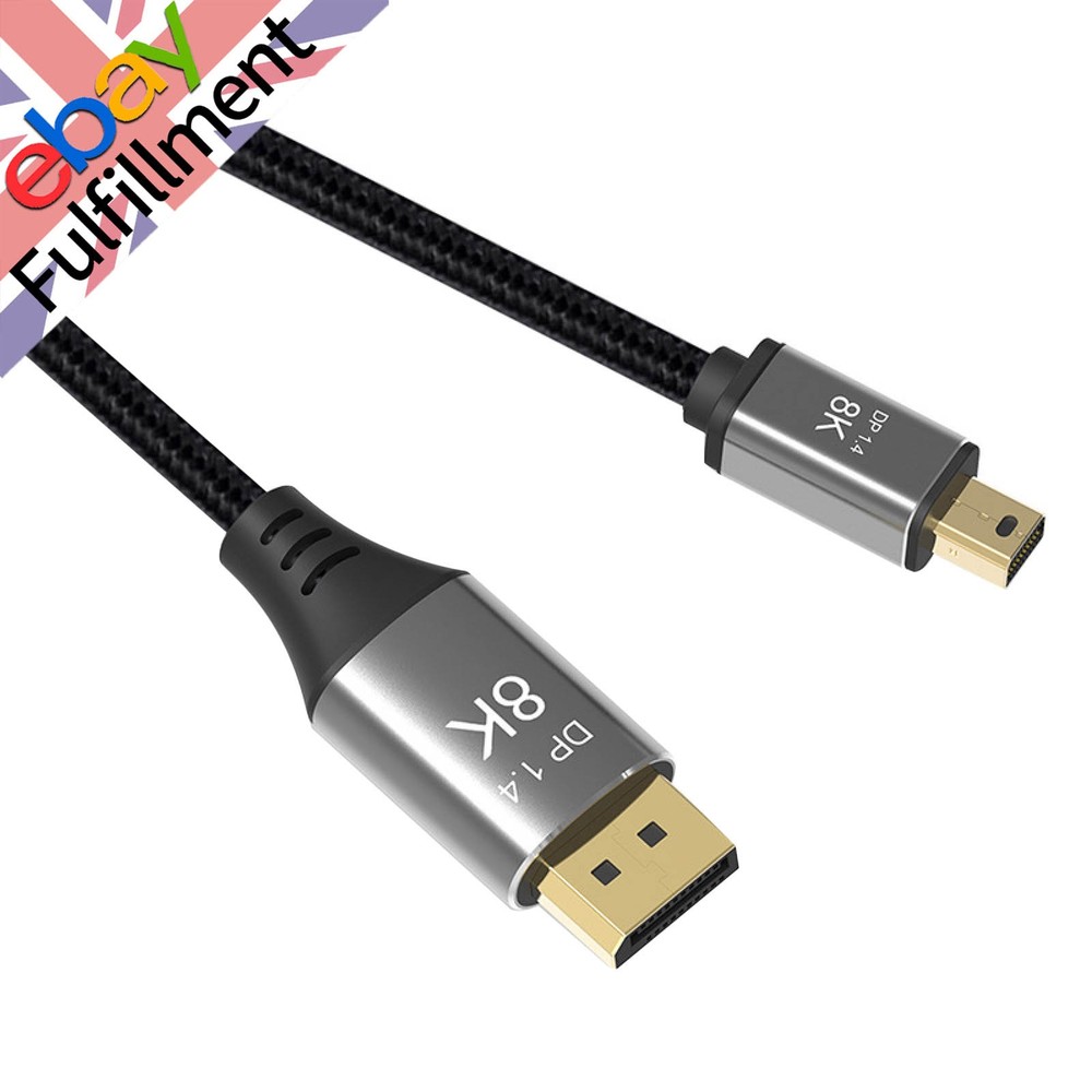 8K Mini DP to DP Cable Bi-Directional Transmission Converter DisplayPort 1.4