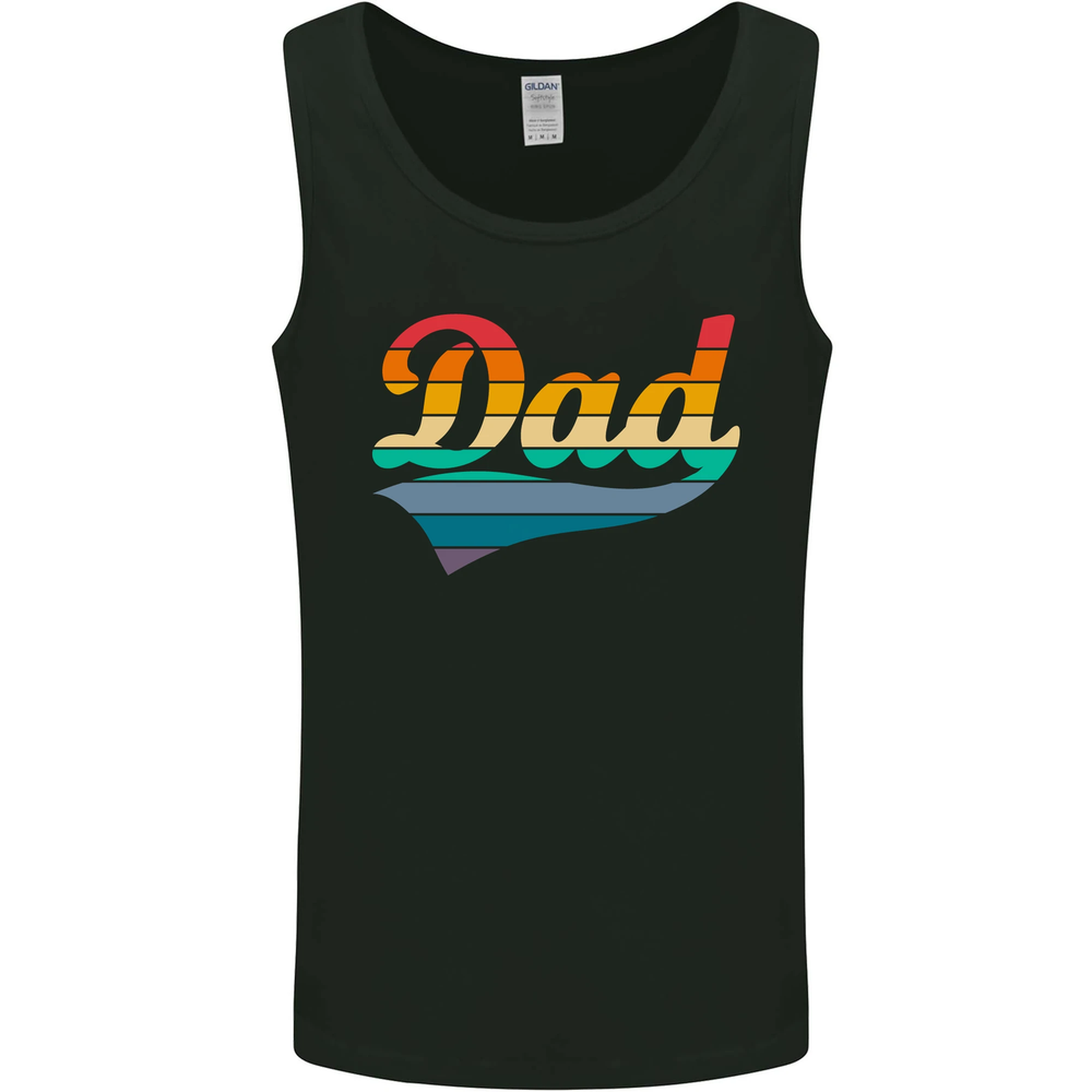 Retro Dad Swoosh Vest Tank Top for Men - Perfect Fathers Day Gift-image