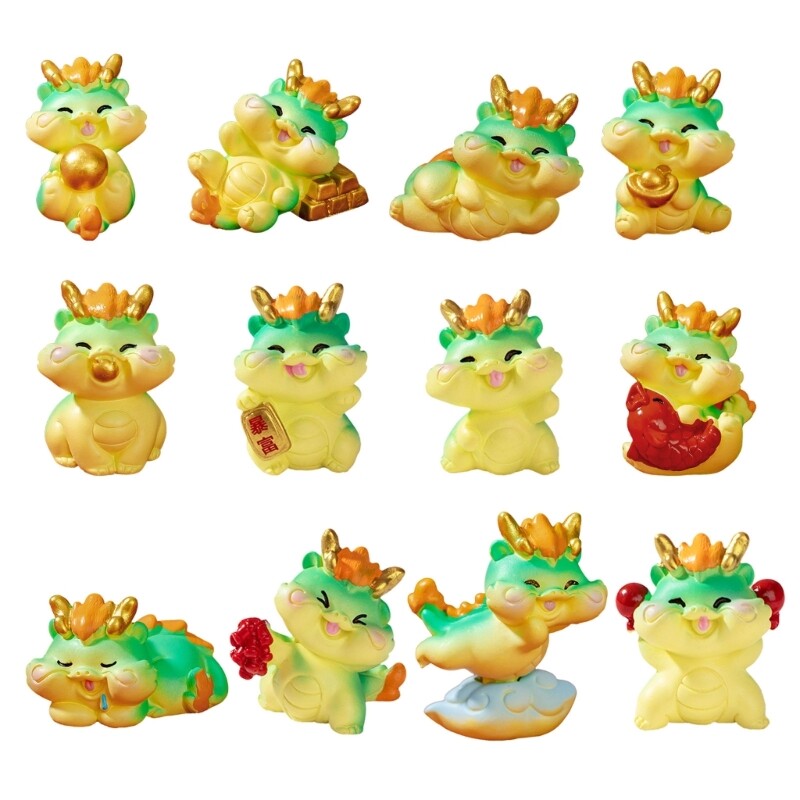 Lucky Dragon Desk Ornament for Collectors and New Year Decor-image