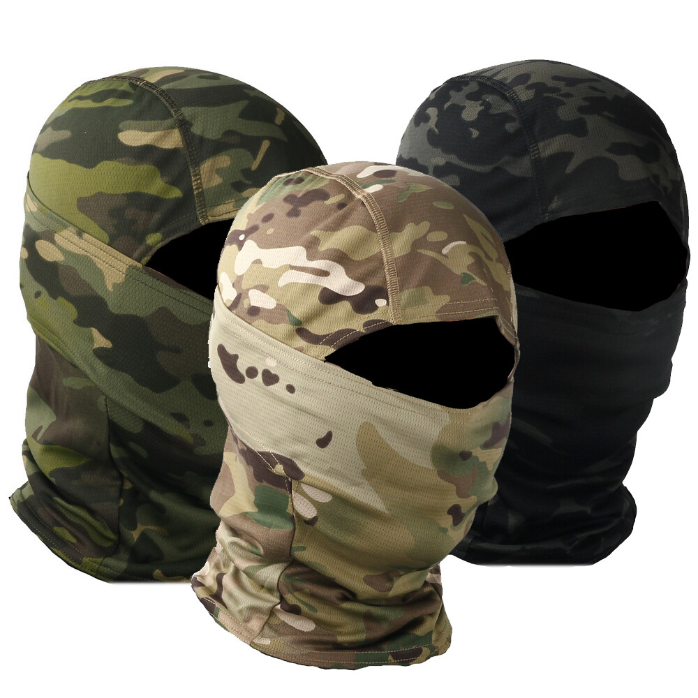 Tactical Balaclava Sun UV Protection Breathable Face Mask Bandana Head Cover