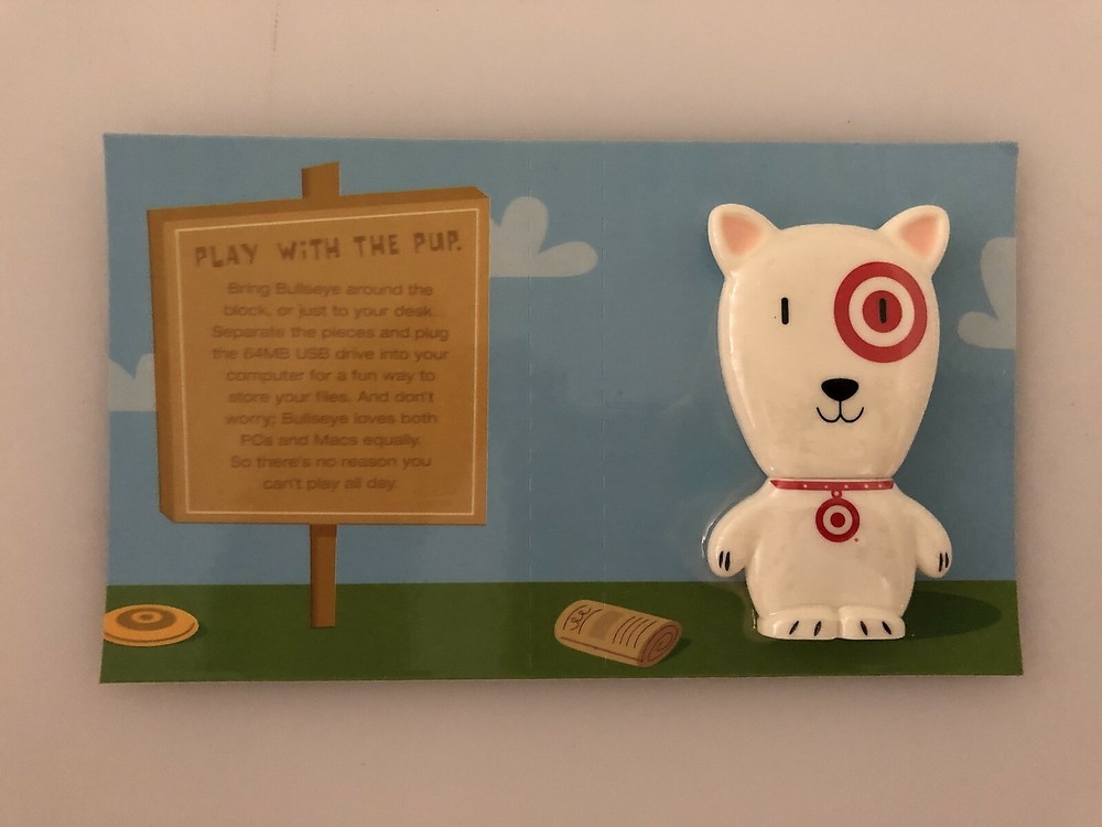 Target Gift Card #1026 Bullseye USB Drive  UnScratched NCV