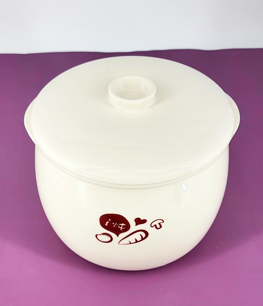 Bear Ceramic Electric Stewing Pot with Waterproof Lid for Soups & Stews