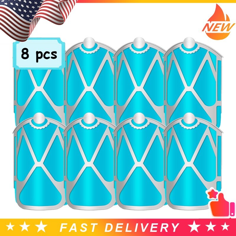 8pcs Flying Insect Trap Refills Compatible with ZEVO, Indoor Fruit Fly Refill