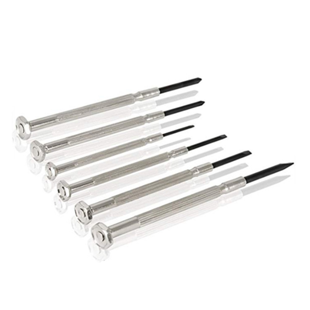 6 IN 1 Mini Watch Screwdriver Set Precision Jewelry Eyeglasses Repair Tool Kit E