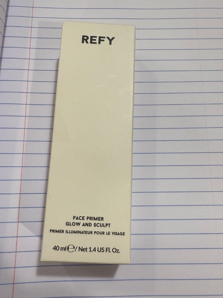 Refy Face Primer Glow And Sculpt 40mL / 1.4 US Fl. oz. New In Box
