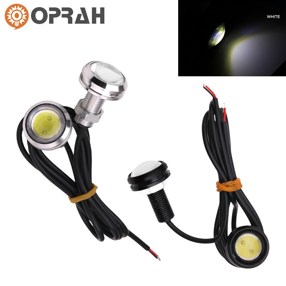 4x Eagle Eye Lamps White LED DRL Fog Daytime Running Tail Backup Car Light