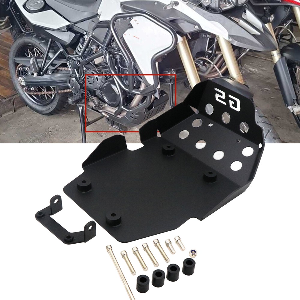 Motorcycle Engine Skid Plate Guard Protector For BMW F800GS 2008-2018 Black