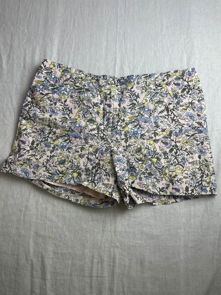 Loft The Waist Shorts Womens Size 12 Floral Boho Coastal Feminine Cottagecore
