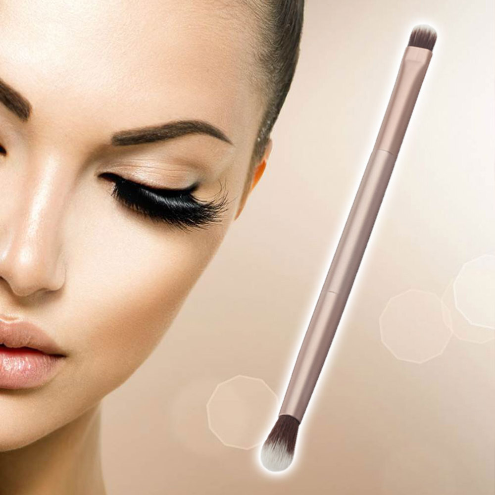 Dual Ended Eyeshadow Brush Daily Use Makeup Professional Travel