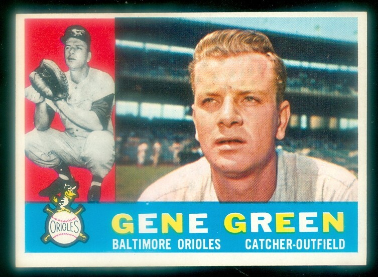 1960 Topps #269 Gene Green Baseball Card EXMT Condition