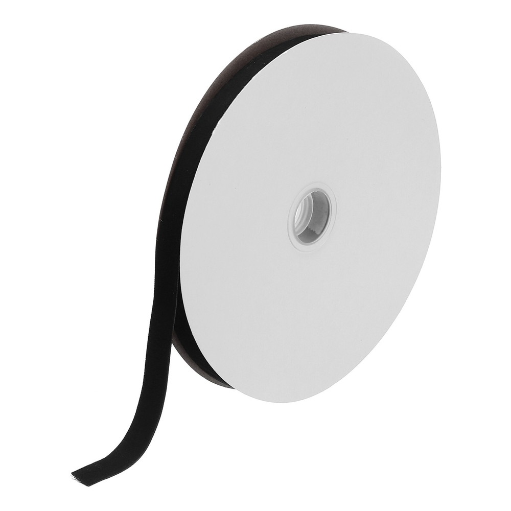 Velvet Ribbon 5/8 Inch x 25 Yard Single Face Spool Silky Velvet Fabric Black