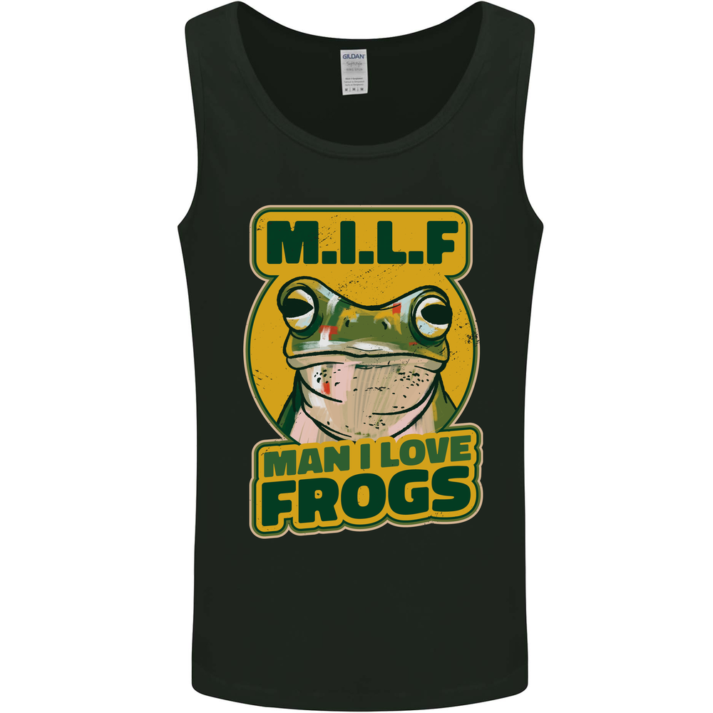 MILF Man I Love Frogs Mens Vest Tank Top
