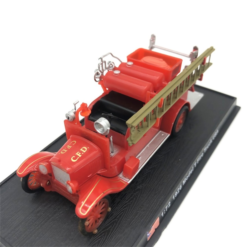 1/72 Scale Alloy Car Model USA 1926 Model T Fire Truck Alloy Model Display