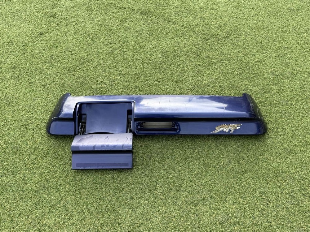 Hilux Surf 180 185 Genuine Rear Spoiler Wing LED Stop Lamp Black Power Mirror