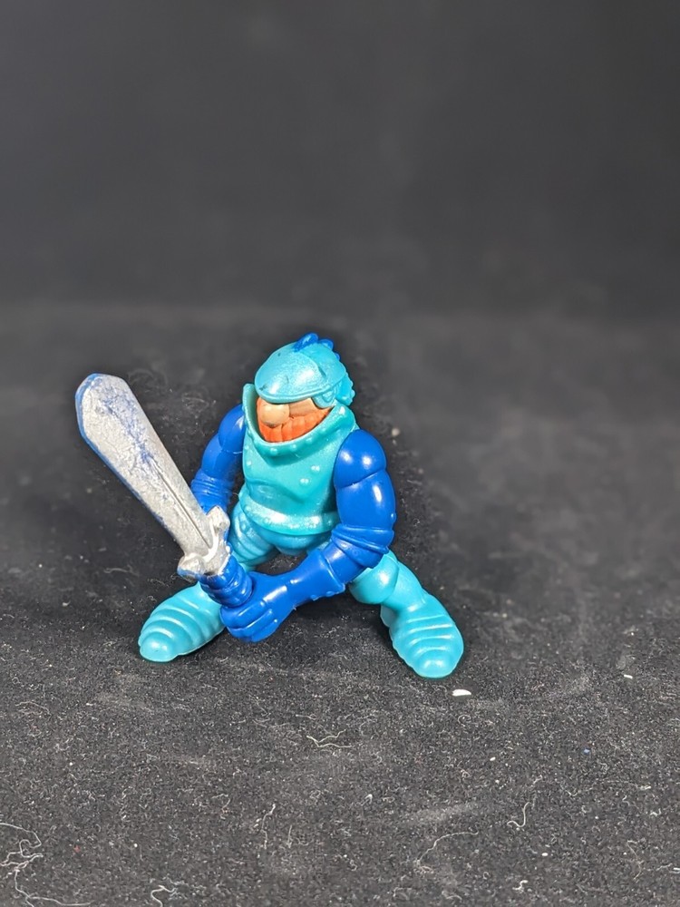 Fisher Price Great Adventures 1995 Ice Brigade Blue Knight Figure w Long Sword