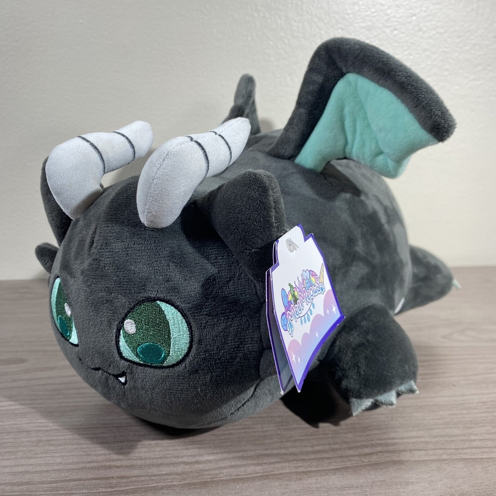 NWT Aphmau Dragon Cat CatFace Large 11” RARE MeeMeows Plush Stuffed Animal