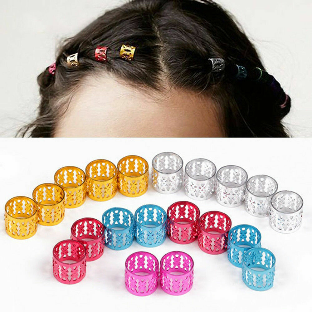 Hair Jewelry Braid Rings Cuffs Decor Pendants Dreadlocks Beads Accessories
