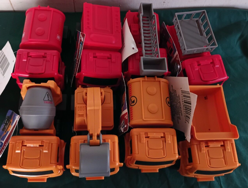 new 8 Turbo Wheel Transforming Truck Red  & yellow Ages 3+