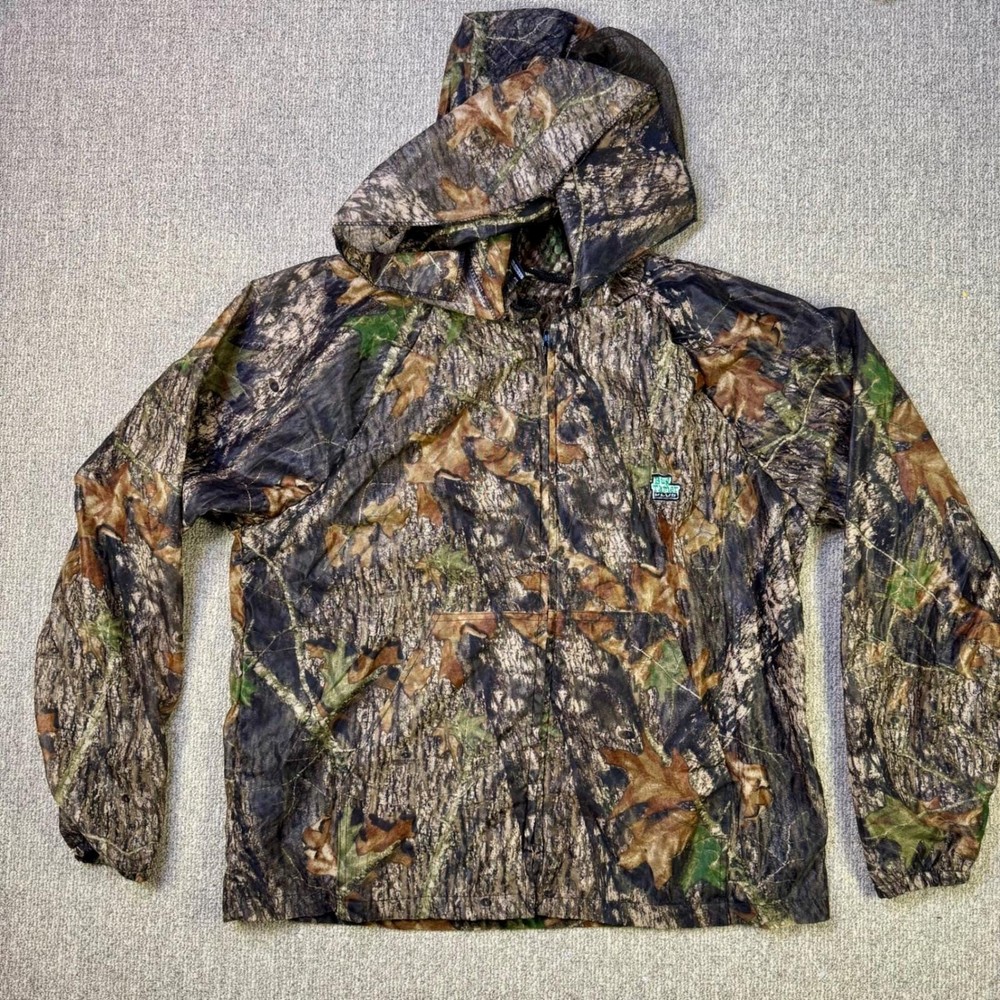 Bug Tamer Plus Camo Mesh Bug Jacket Hooded Zip Mens Large USA Made