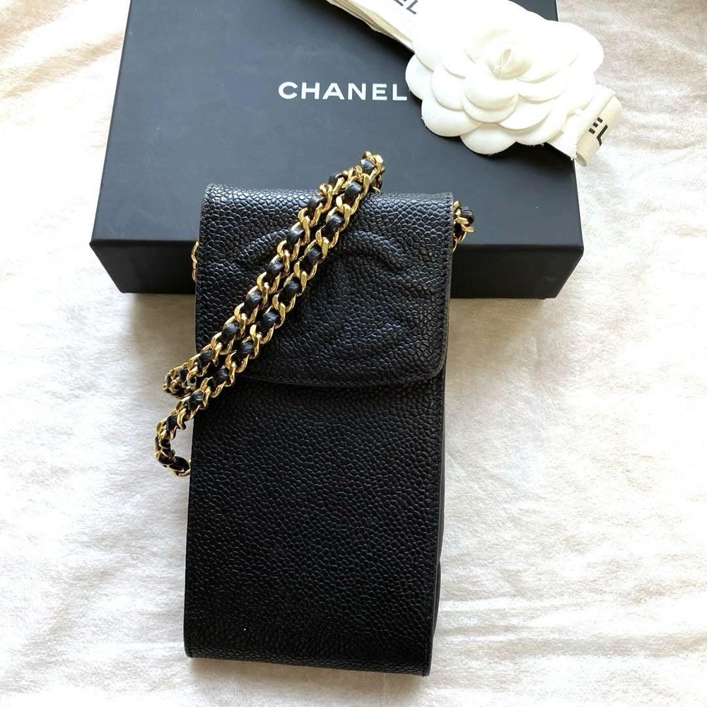 Chanel Chain Strap iPhone Case with Shoulder Bag Box