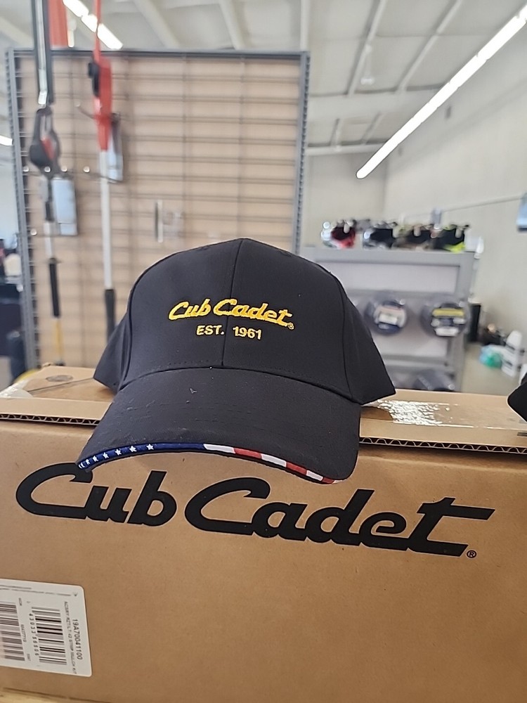 Cub Cadet Hat Black w/ Embroidered Logo