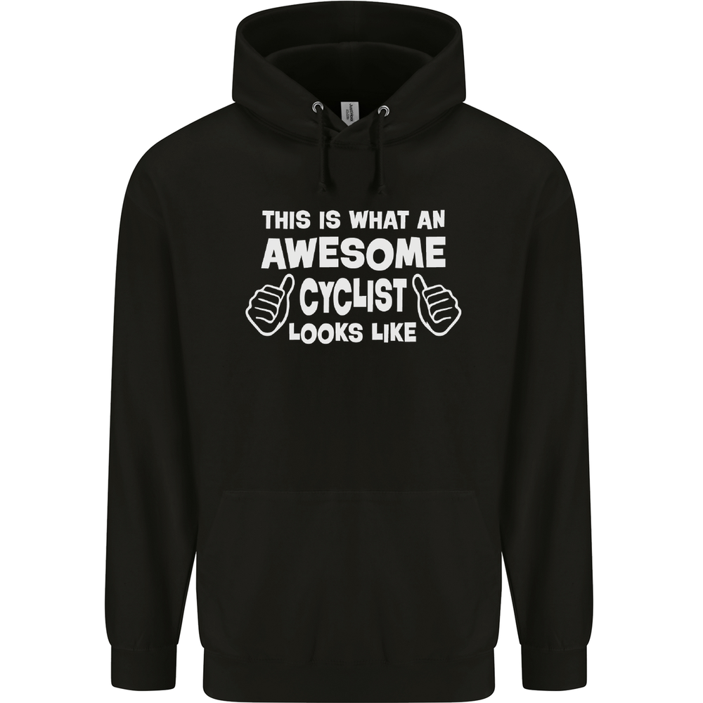 This Is What An Awesome Cyclist Cyclist Mens 80% Cotton Hoodie